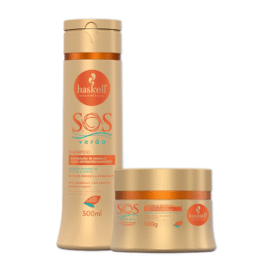 Kit Haskell Sos Verao Shampoo E Mascara Pos Sol 300ml