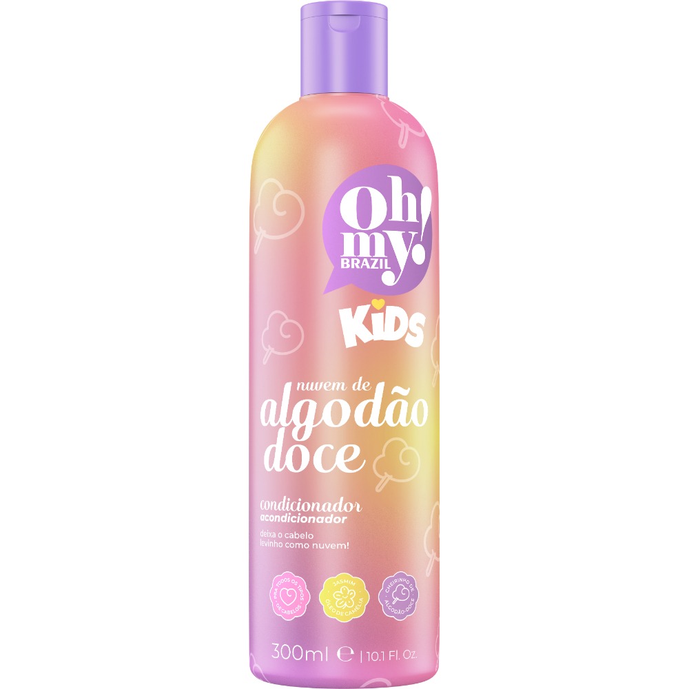 Oh My Kids Condicionador Nuvem de Algodao Doce 300ml